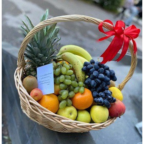 Купить на заказ Корзина с фруктами 5 с доставкой в Темиртау